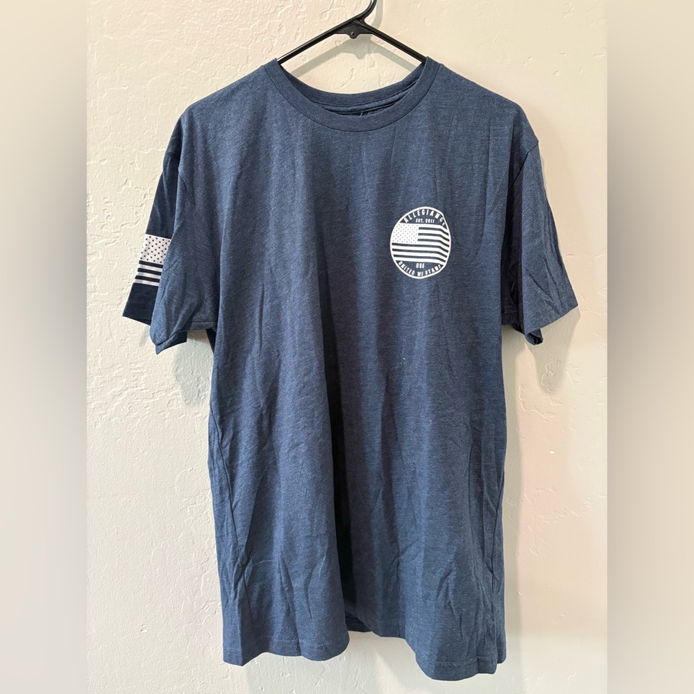 Allegiance Navy Blue `United We Stand’ Short Sleeve T-Shirt